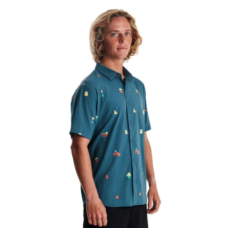 Camisa Roark Bless Up Celeste