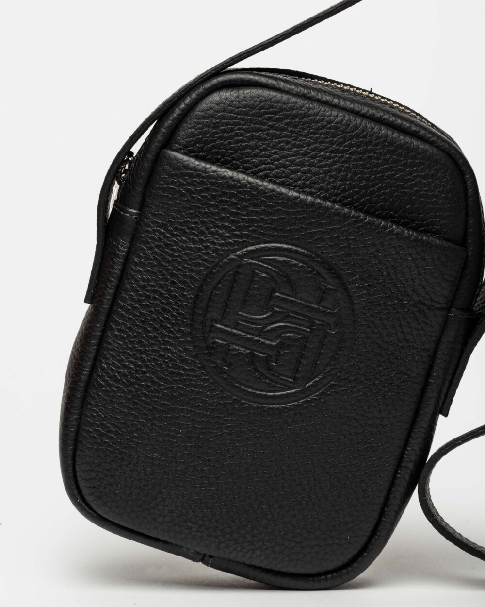 Mini Bag Haze En Cuero Graneado Negro