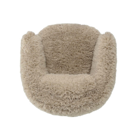 BUTACA TELA-PREMIUM MARRON POODLE TAUPE