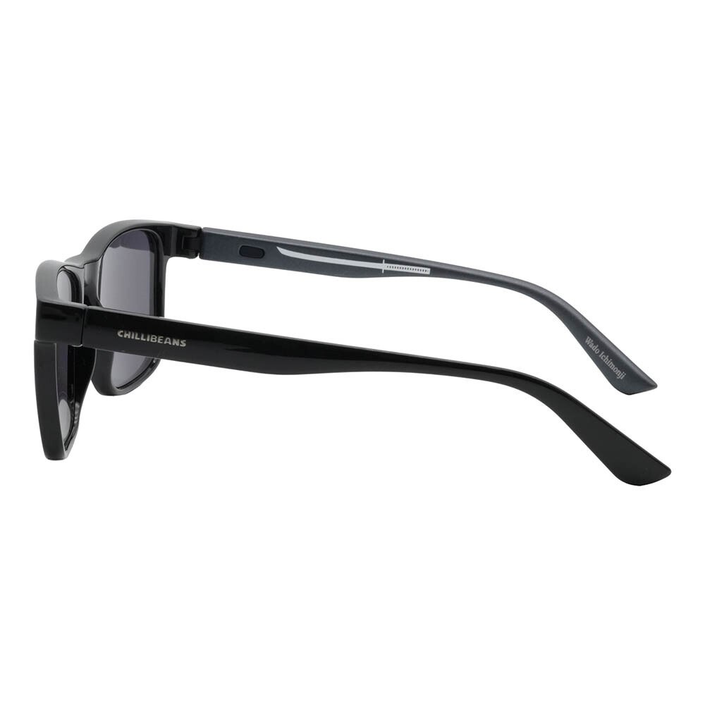 Lentes De Sol One Piece Bossa Nova De Policarbonato Negro/Negro