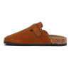 Zueco Country Cuero Mujer Camel