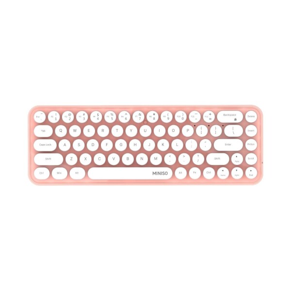Teclado inalámbrico rosa