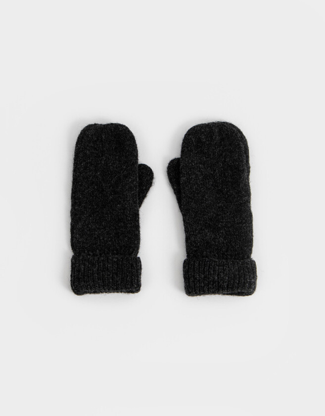 Guantes Varios Romántico Guantes Tejidos Negro - Negro