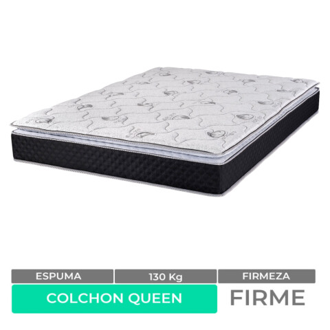Colchón ATENAS Queen - Espuma EPS 158x198x58 cm | Soporta 130 Kg - 1 AÑO Colchón ATENAS Queen - Espuma EPS 158x198x58 cm | Soporta 130 Kg - 1 AÑO