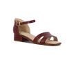 Sandalias Mujer Comfortflex Con Pulsera Y Taco Bajo Cafe