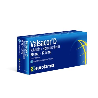 Valsacor D 80 Mg. 30 Comp. Valsacor D 80 Mg. 30 Comp.