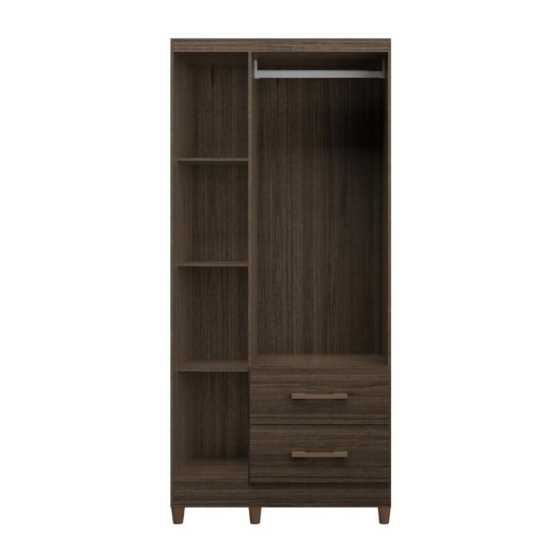 Ropero 3 Puertas 2 Cajones Fortaleza Almendrado Oscuro Ropero 3 Puertas 2 Cajones Fortaleza Almendrado Oscuro