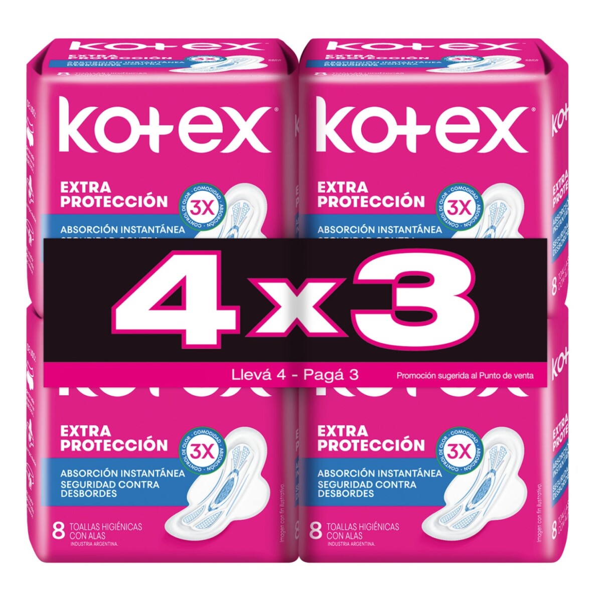 Kotex Toa Fem Normal 4X3 