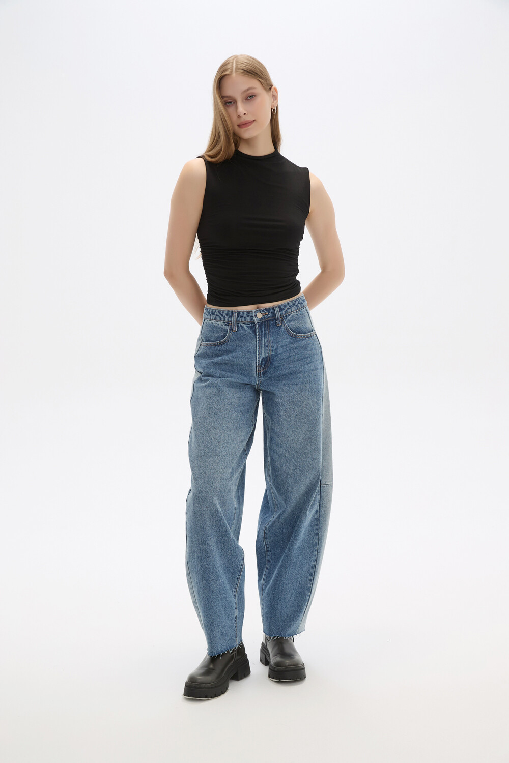 Pantalon Elmire Azul Medio