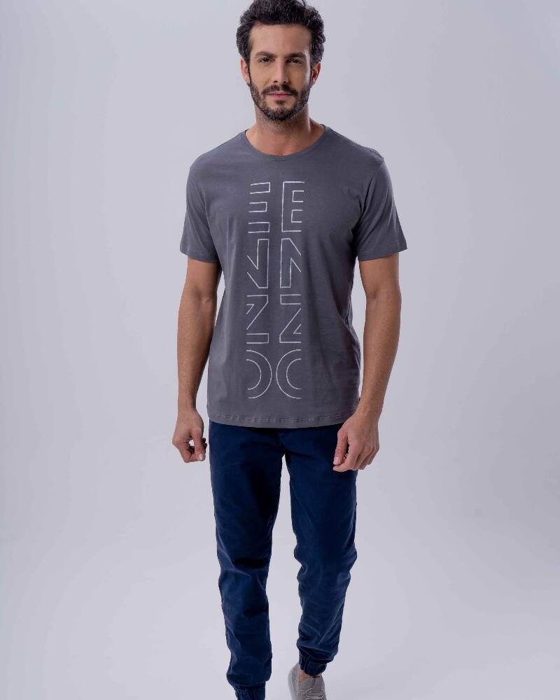 Remera manga corta Gris oscuro