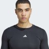 Remera Adidas Manga Larga Techfit Negro