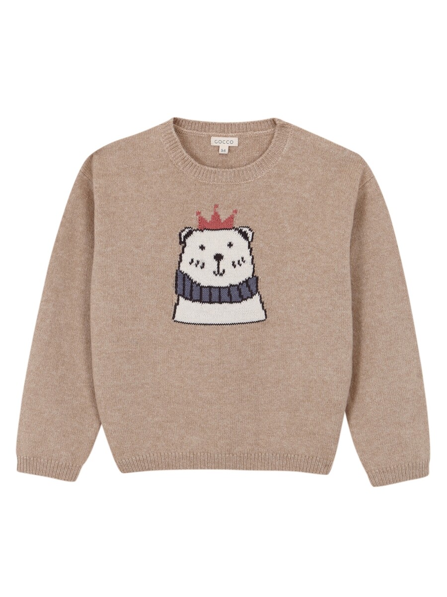 Jersey Con Intarsia Arena Melange