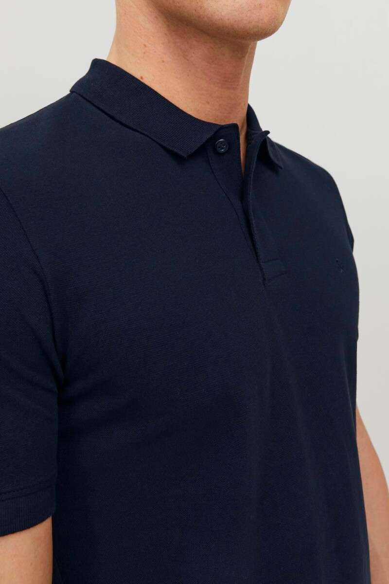 Camiseta Basic Polo Clásica Navy Blazer