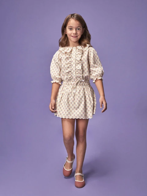 Blusa Estampada Blanco