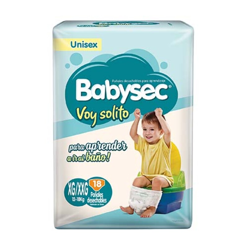 BABYSEC PANTS VOY SOLITO XG/XXG 18 PAÑALES BABYSEC PANTS VOY SOLITO XG/XXG 18 PAÑALES