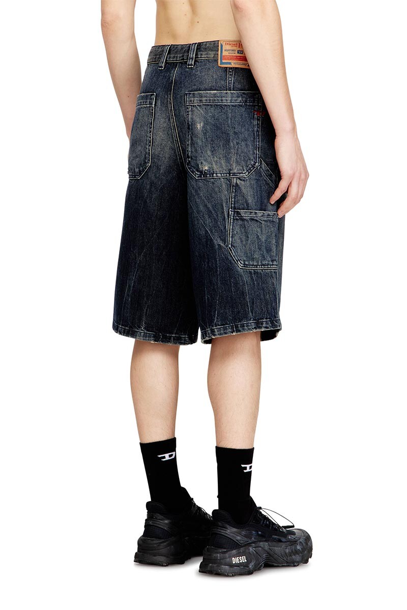 Short Para Hombre D-Livery-W-Short Short Azul Oscuro
