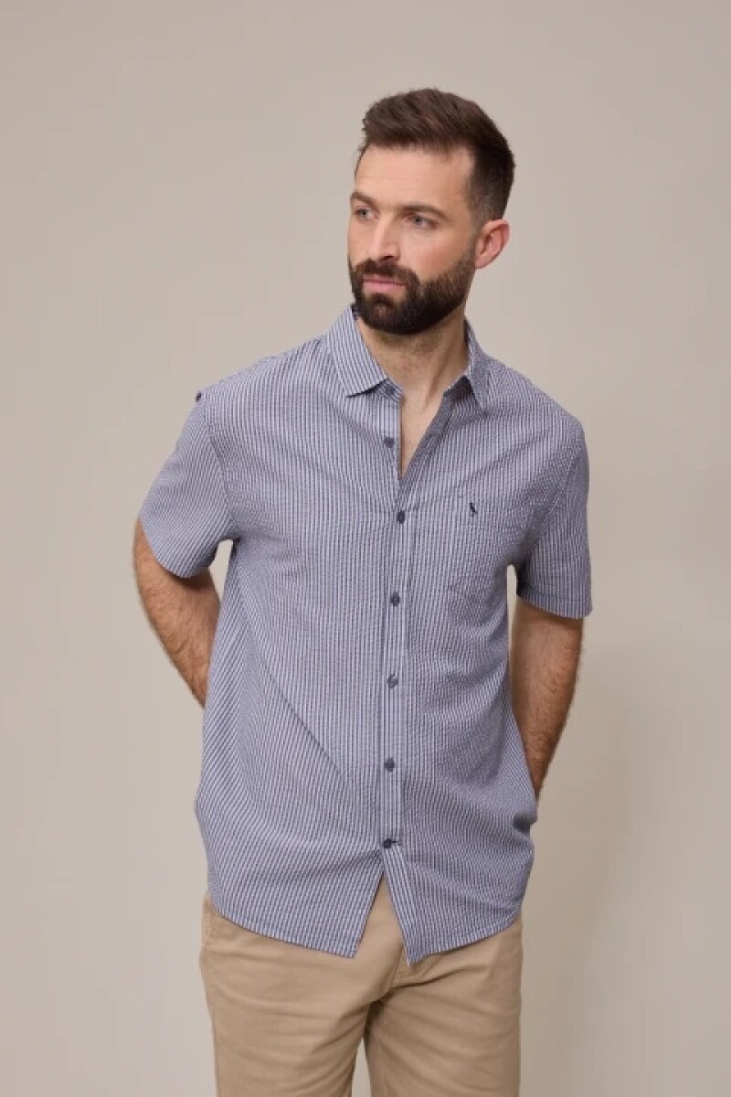 CAMISA POLANCO ESTURA - AZUL 