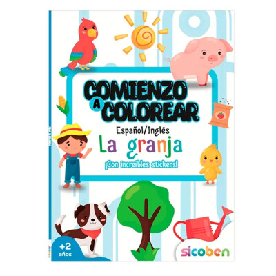 Libro Comienzo a colorear: La granja Sicoben Libro Comienzo a colorear: La granja Sicoben
