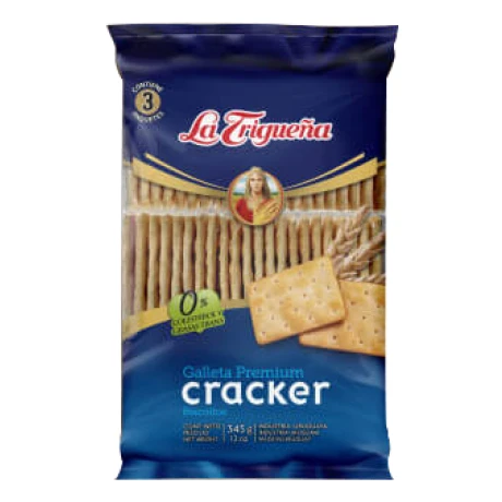 GALLETA CRACKER PREMIUM 345GR LA TRIGUEÑA GALLETA CRACKER PREMIUM 345GR LA TRIGUEÑA
