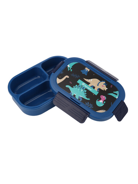 Tupper Pickbox Infantil Con Cubiertos Dino