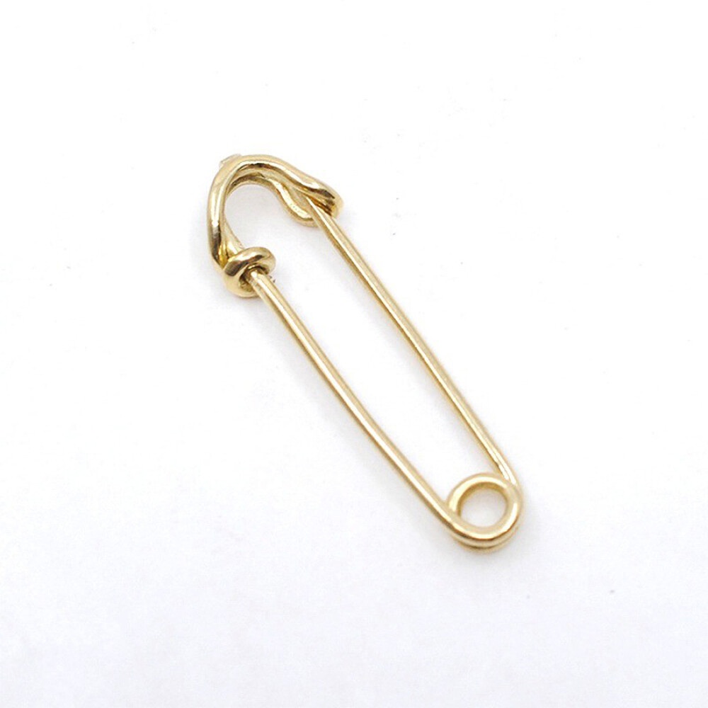 Alfiler Para Bebe En Oro 18K. Largo 2.7cm Alfiler Para Bebe En Oro 18K. Largo 2.7cm