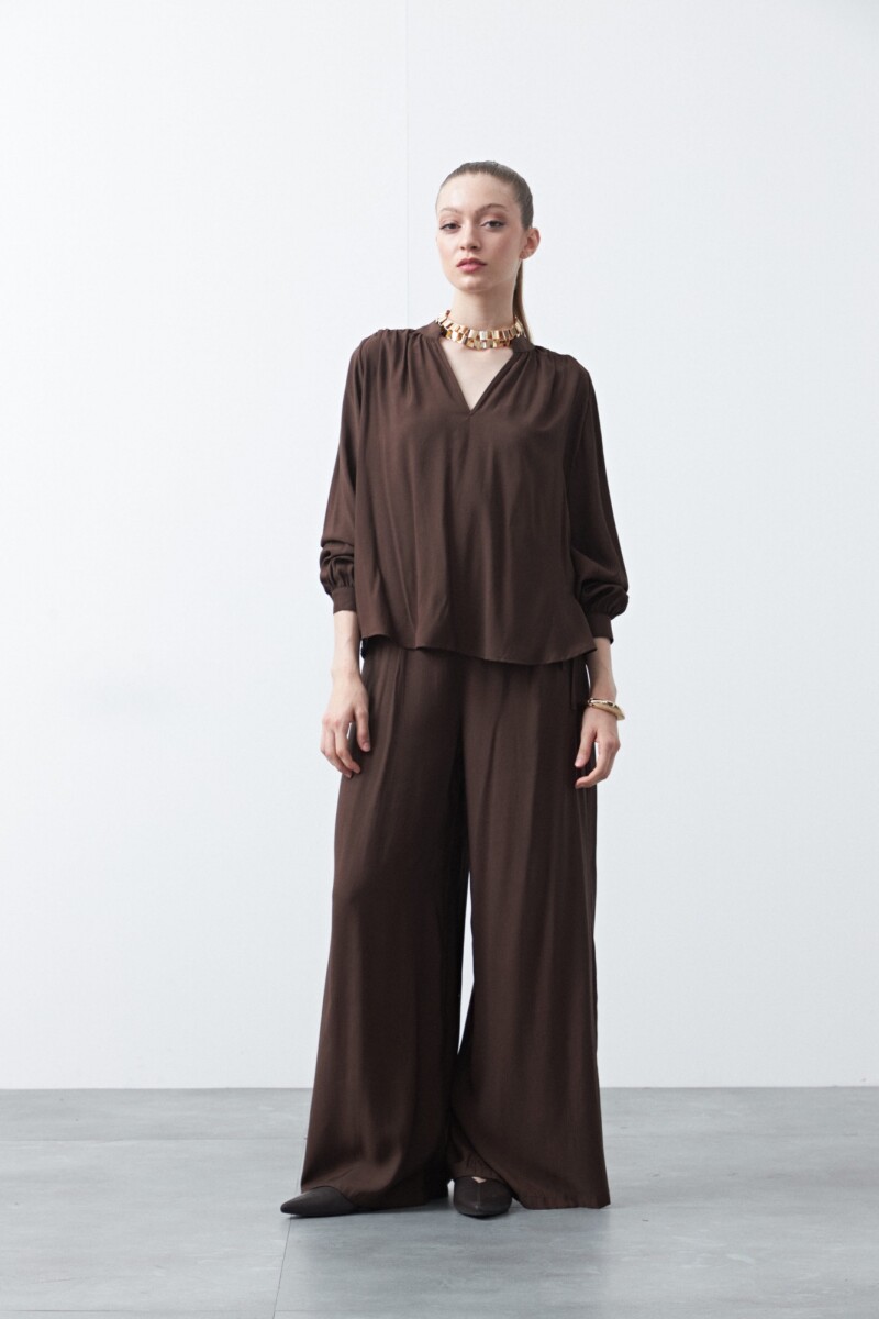 BLUSA SOHO Chocolate