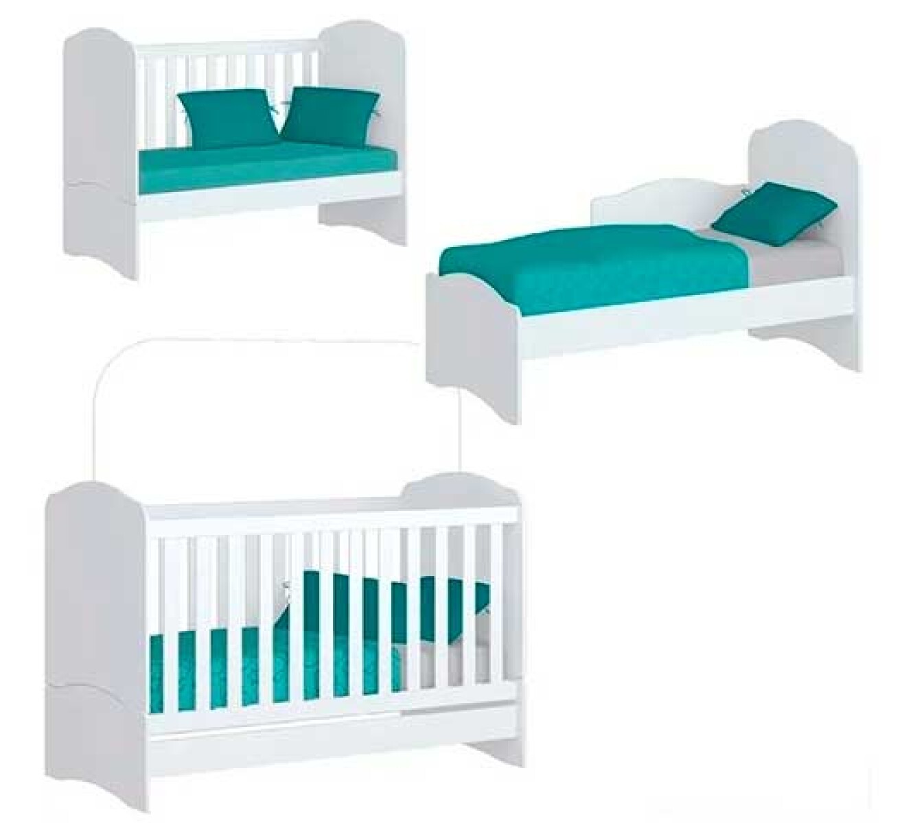CUNA RTD Multifunción BR-520 -3 en 1 - Blanca - Sin color 