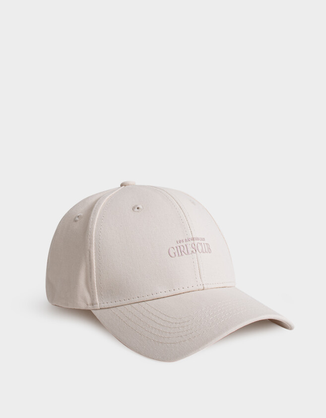 Caps Gorra Canvas Con Tag - Blanco Crudo
