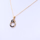 Dije oro 18k con zafiros y brillantes. Dije oro 18k con zafiros y brillantes.