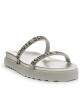 SANDALIA PLATA CON STRASS PLATEADO