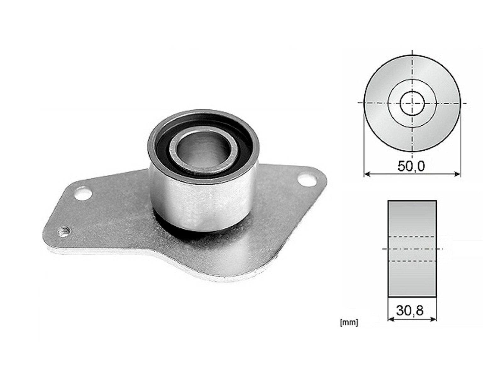 Tensor Guia Correa Dist. Renault R19/Clio/Scenic/Express/Kangoo/Megane 88-25 
