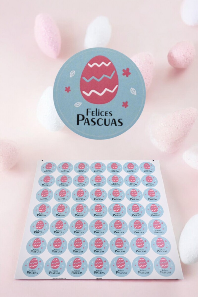 Stickers pascua plancha - DISEÑO 2 