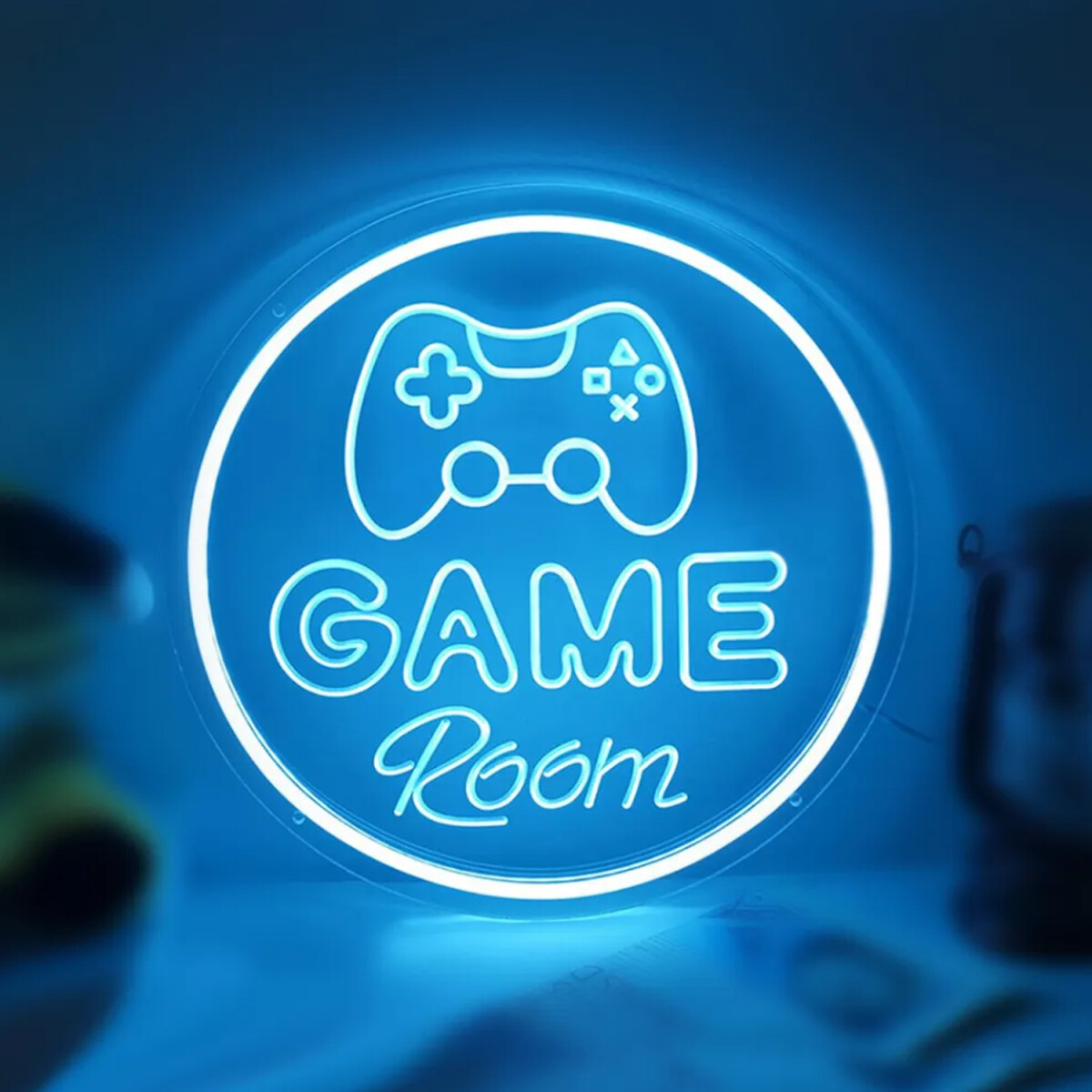 Letrero Neon Cuadro Led Game Room Usb - LETRERO NEON "GAME ROOM" HY-7850 