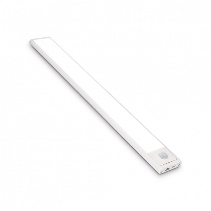 ARTEFACTO RECARGABLE MORAIS CON SENSOR DE MOVIMIENTO 20CM Lámpara Recargable Con Sensor De Movimiento Morais 20CM Blanco