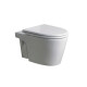 Inodoro Para Colgar Blanco Ferrum Marina No Inluye La Tapa