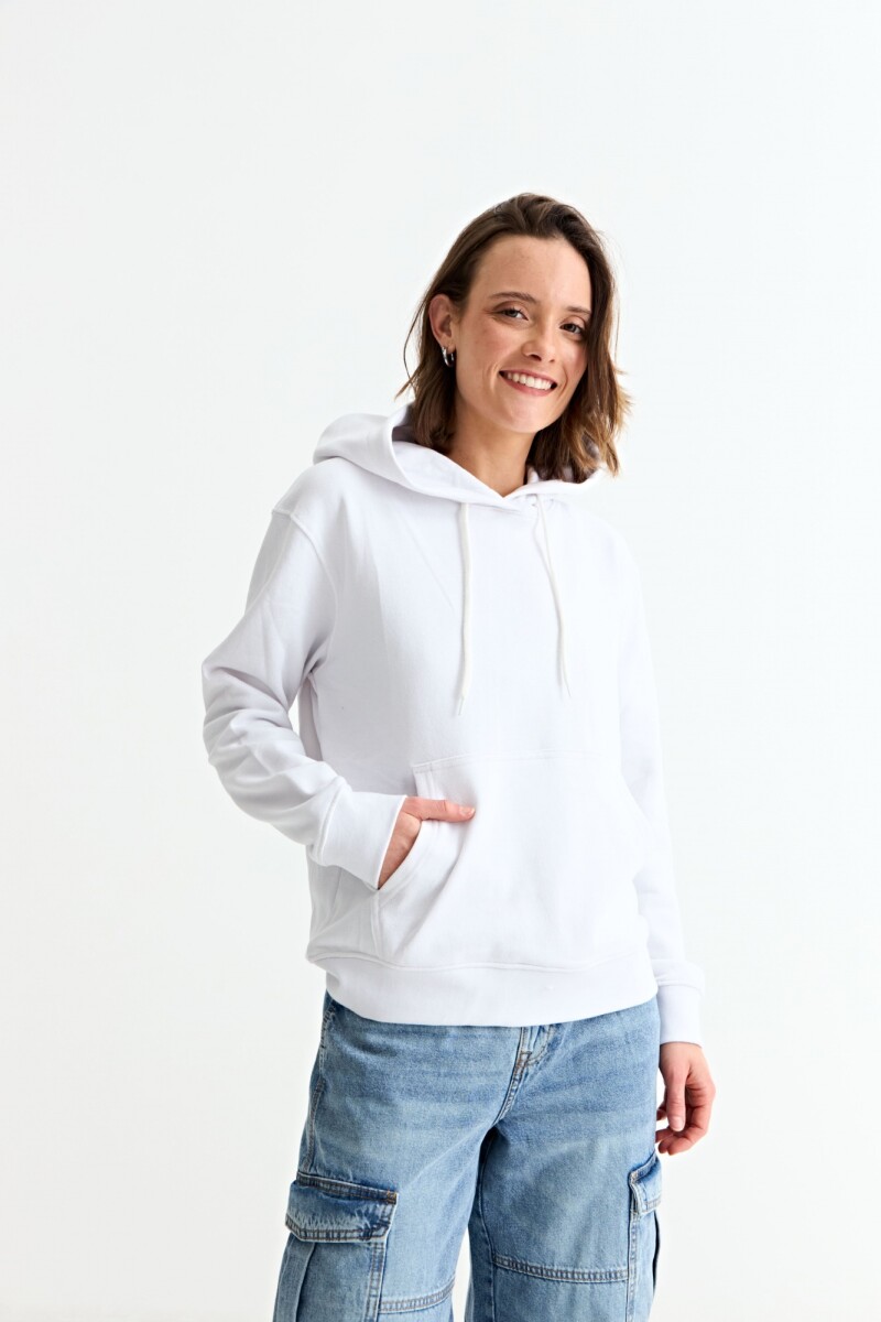 Canguro liso básico - Blanco 