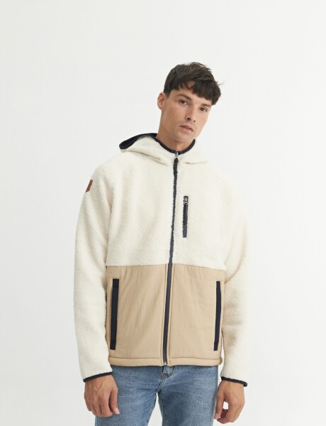 Campera sherpa Ulio Crudo