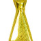 Corbata Holográfica Dorado