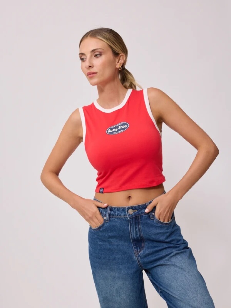 MUSCULOSA RUSTY BELIN - ROJO 