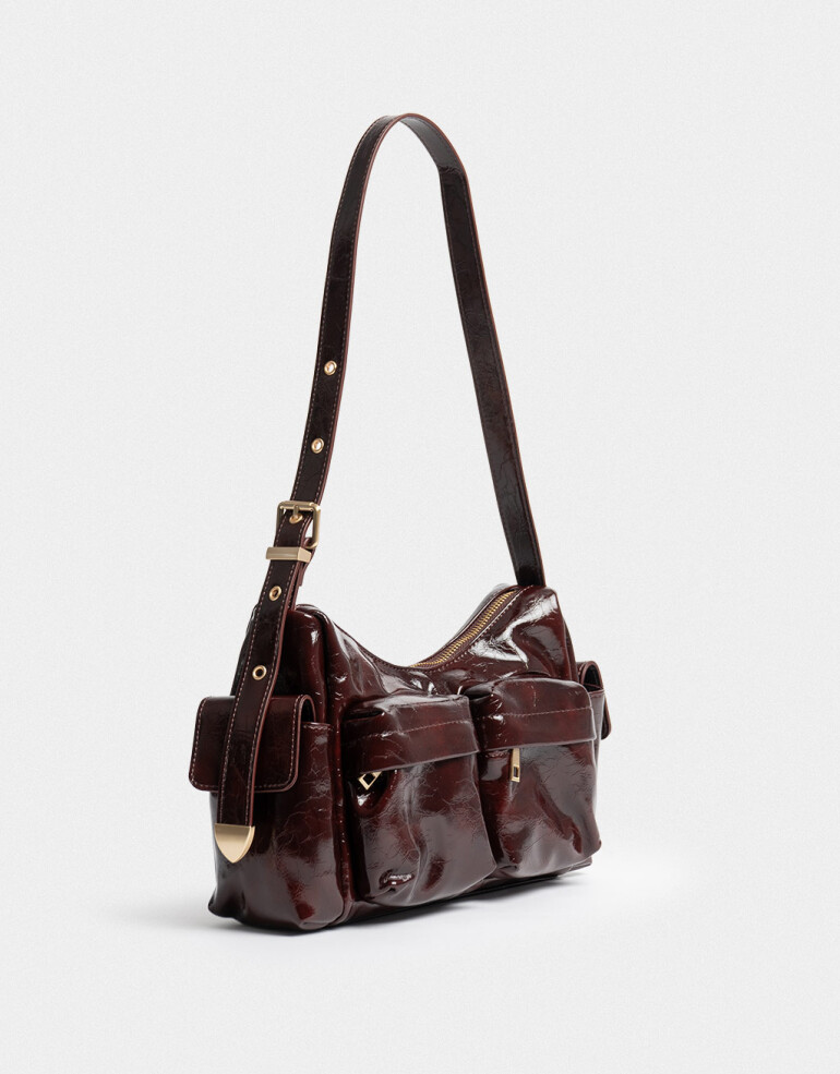 City Cartera City Multipocket - Rojo Burdeaux