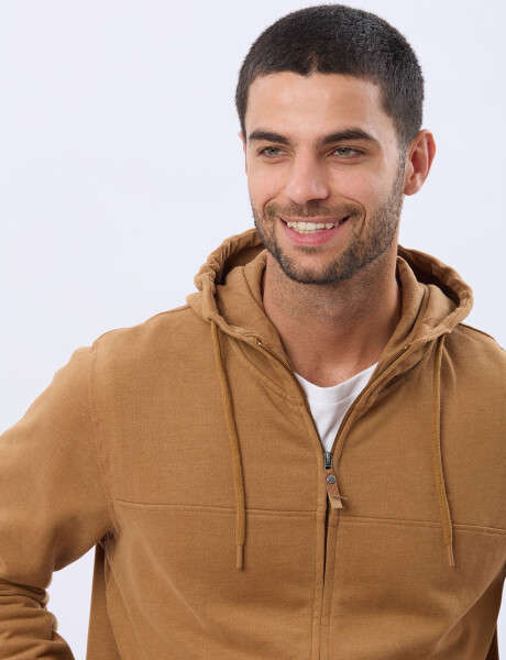 CANGURO CON CAPUCHA Beige