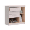 Cómoda Lille 3 Cajones 1 Puerta 1 Zapatero Blanca Cómoda Lille 3 Cajones 1 Puerta 1 Zapatero Blanca