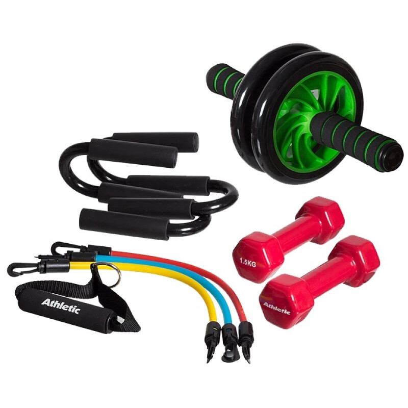 Kit Athletic 1 Mancuerna+Bandas +R Acat15553 Kit Athletic 1 Mancuerna+Bandas +R Acat15553