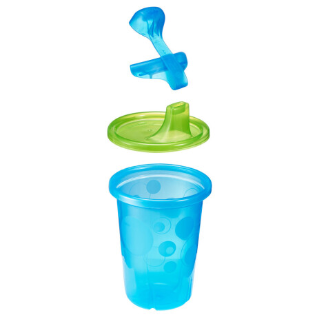 Pack x4 Vasos Sippy con Boquilla verde/celeste