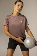 T shirt boxy Rosa antique