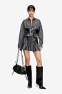 SCRUNCH-D SHOULDER Negro