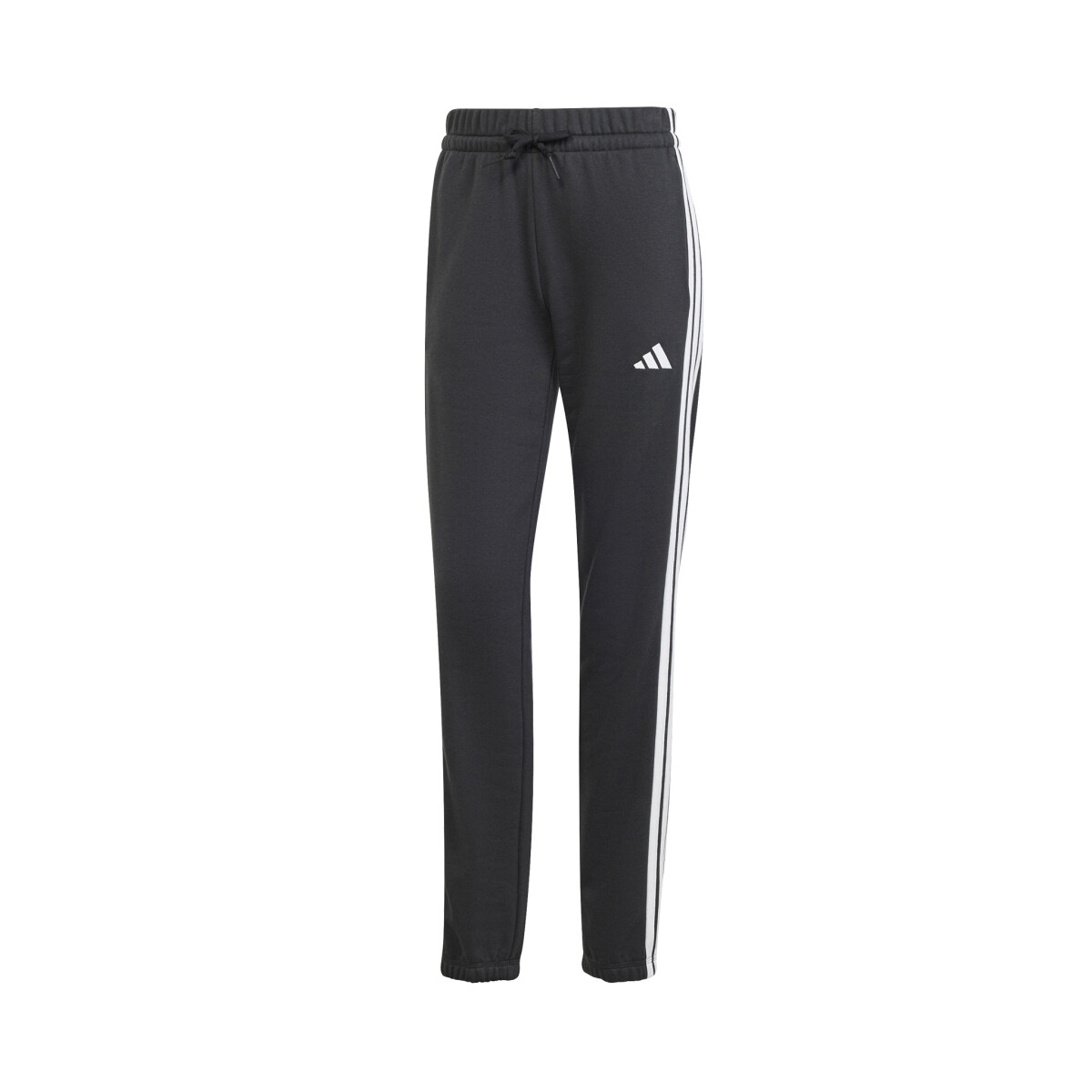adidas ESSENTIALS FRENCH TERRY CUFFED 3 BANDAS - Black 