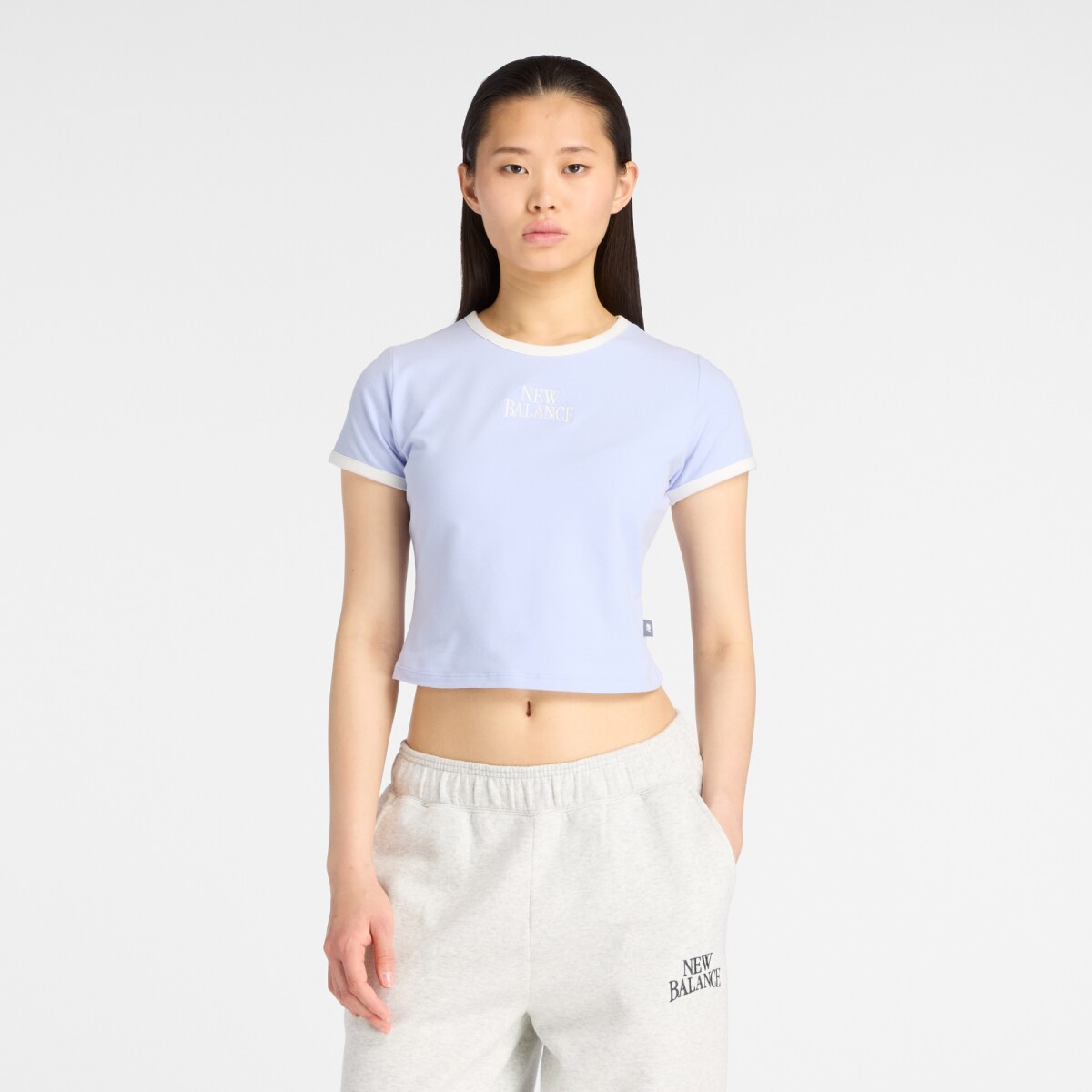 Remera New Balance de Dama - Trackside - WT61Y33QDYK - LILA 