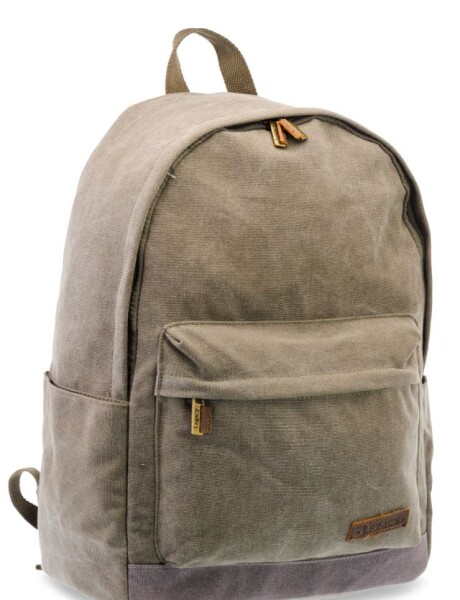 MOCHILA DE LONA Verde
