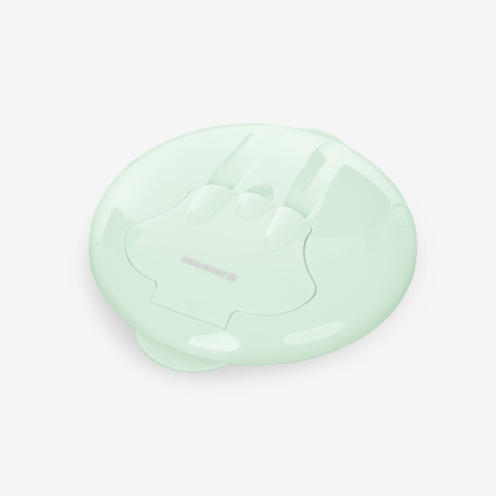 Bowl 4 en 1 KIKKABOO verde transparent